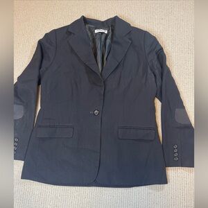 Vintage Pendleton Women’s 100% Wool Classic One Button Black Blazer *Size 10